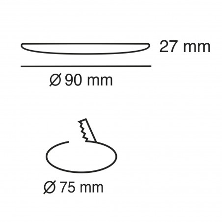 Tango LED Downlight IP54 9W 6000K