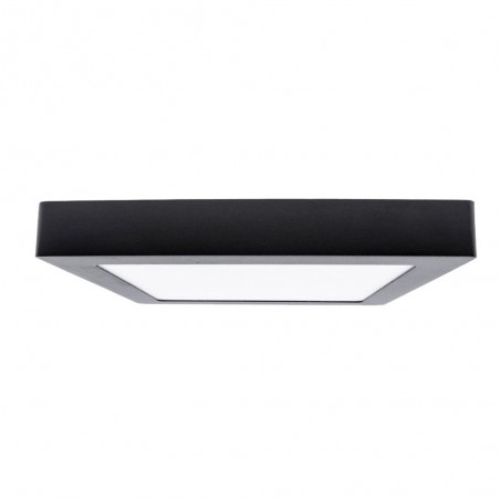 Know LED Flush Mount 18W IP54 Square Anthracite Grey