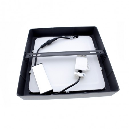 Know LED Flush Mount 18W IP54 Square Anthracite Grey