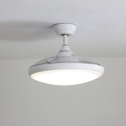 Ventilador AC Nuba Led 36W CCT Encendido con palas recogidas