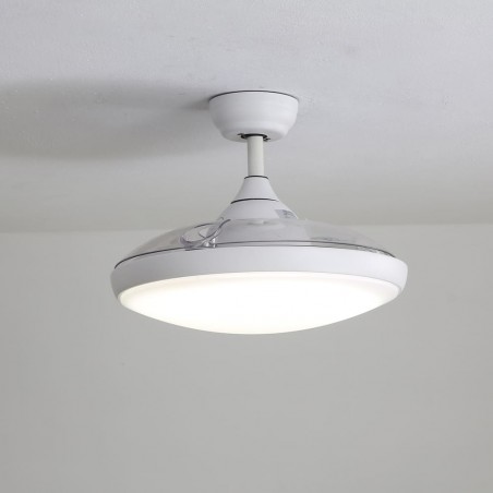 Ventilador AC Nuba Led 36W CCT Encendido con palas recogidas