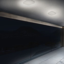 Dalia LED Flush Light 12W IP54 4000K 1300Lm Square