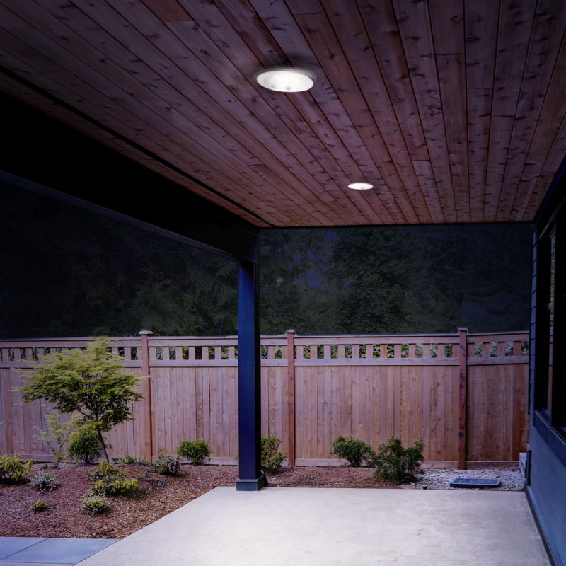 Sol LED Downlight 30W IP44 UGR19 4000K 2850lm White Inox