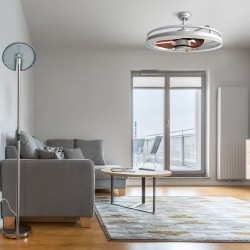 Salón decorado con Ventilador Agra