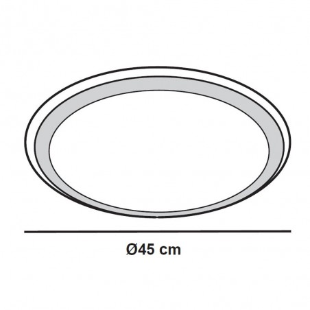 Melissa Dimmable LED Flush Light 60W CCT