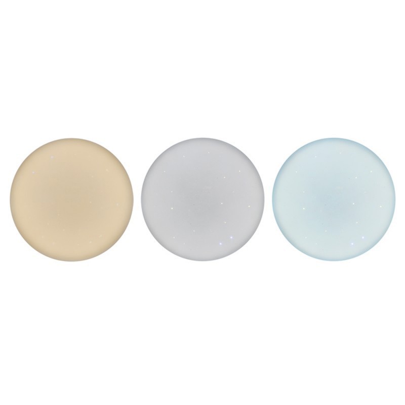 Sever Dimmable LED Flush Light 42W 3CCT Star Effect