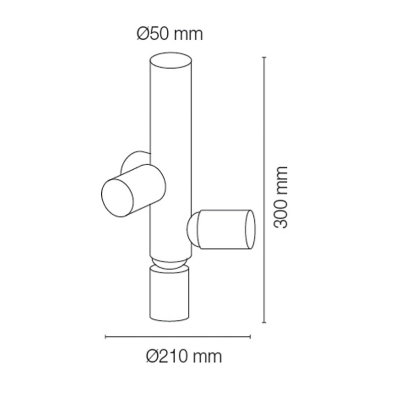 Cora Ceiling Light 4xE27 Nickel