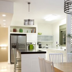 Cell Pendant Light Wenge Cylinder