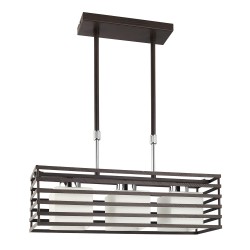 Lampara Cell 3 Luces Wengue...