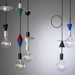 Lamp Holder 1xE27 Black for Pendant Light Construct Make It