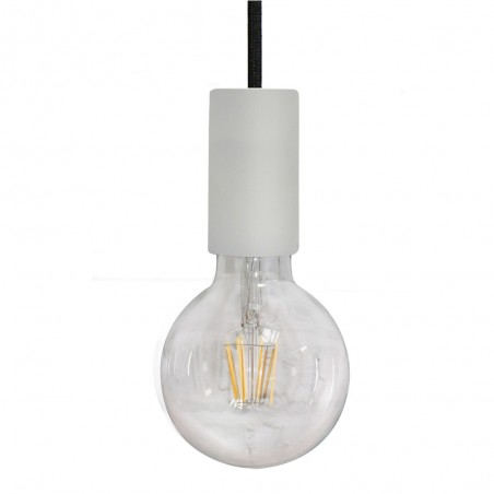 Lamp Holder 1xE27 White for Pendant Light Construct Make It