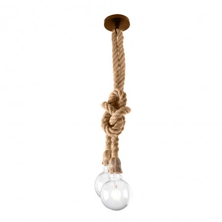 Winery 2-Light Rope Pendant Ceiling Lamp