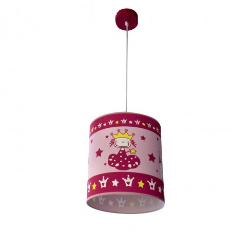 Pink Princess Pendant Light Nursery