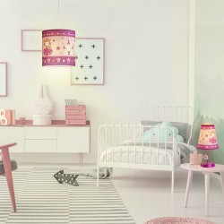 Pink Princess Pendant Light Nursery