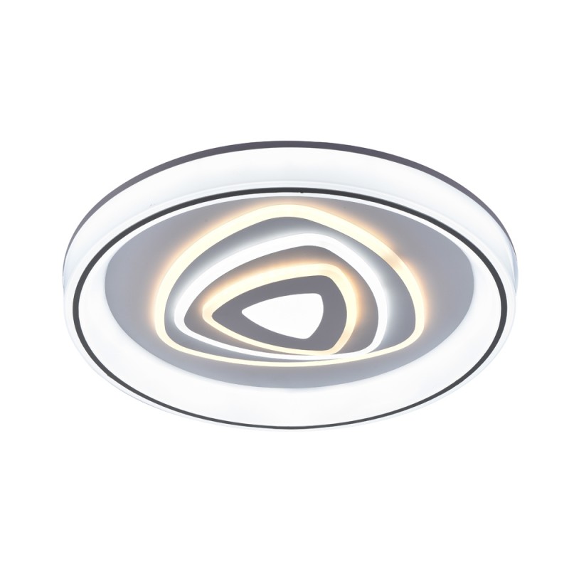 Plafón Smart Saren 110W 3CCT regulable encendido con iluminación combinada con  tono de luz frío