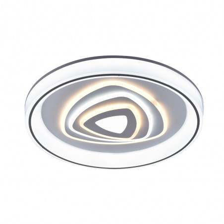 Plafón Smart Saren 110W 3CCT regulable encendido con iluminación combinada con  tono de luz frío