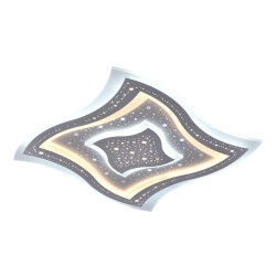 Plafón Smart Lou 105W 3CCT regulable encendido con iluminación combinada con tono de luz fría