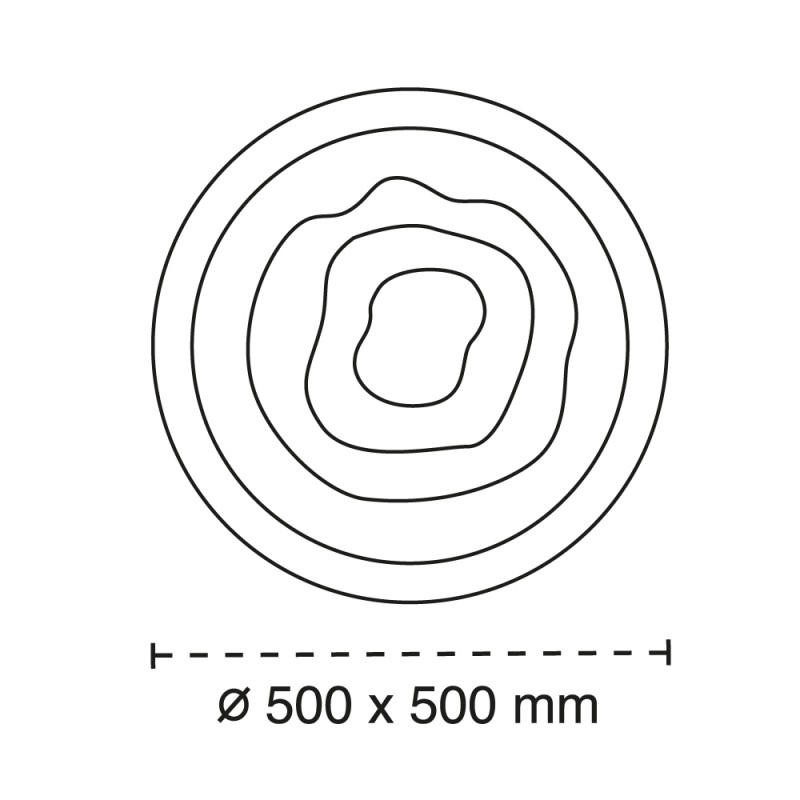 Cota del Plafón Smart Cloud 100W 3CCT regulable