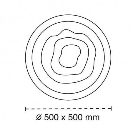 Cota del Plafón Smart Cloud 100W 3CCT regulable