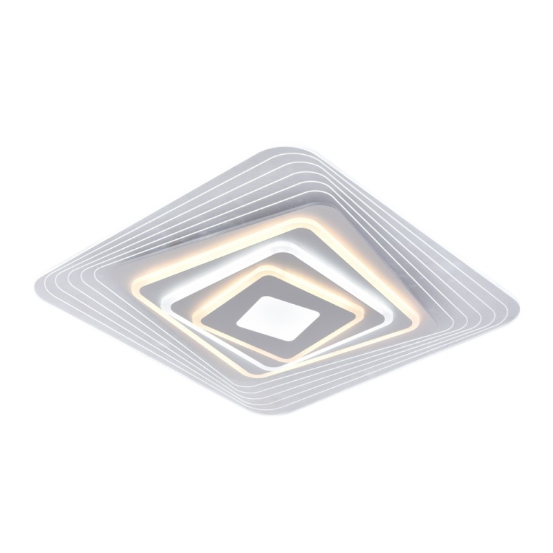 Plafón Smart Ara 70W 3CCT regulable con iluminación combinada en tono de luz frío