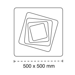 Cota del Plafón Smart Ara 70W 3CCT regulable