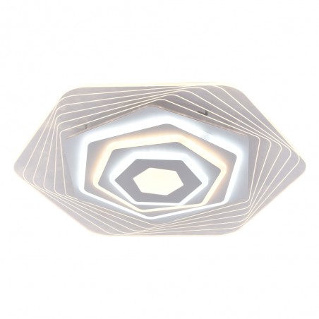 Plafón Smart Ara 90W 3CCT regulable encendido con iluminación combinada con tono de luz cálido