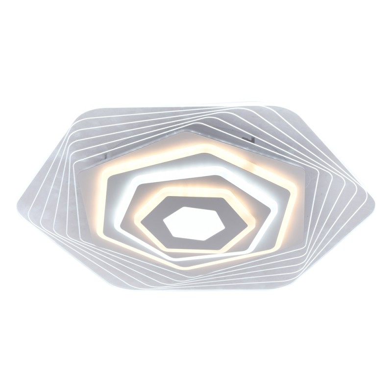 Plafón Smart Ara 90W 3CCT regulable encendido con iluminación combinada con tono de luz frío