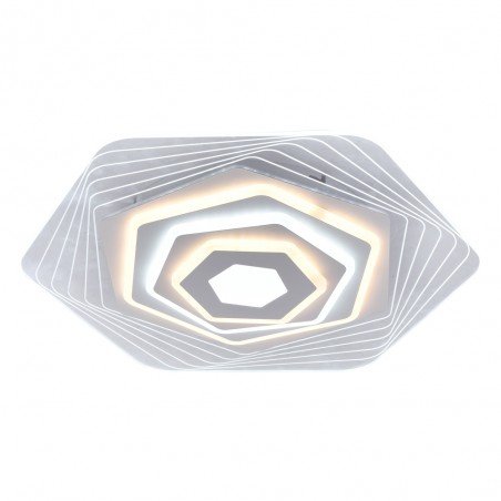 Plafón Smart Ara 90W 3CCT regulable encendido con iluminación combinada con tono de luz frío