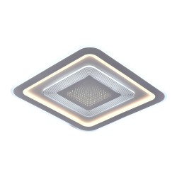 Plafón Smart Otie 3D 90W 3CCT regulable encendido con lus combinada en tono frío