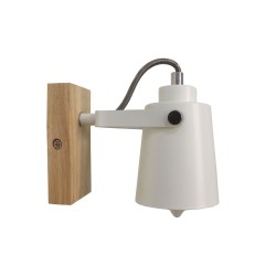 Plafón Dera con un foco visto de perfil