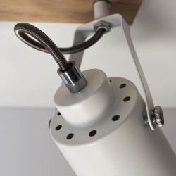 Detalle Plafón Dera con dos focos