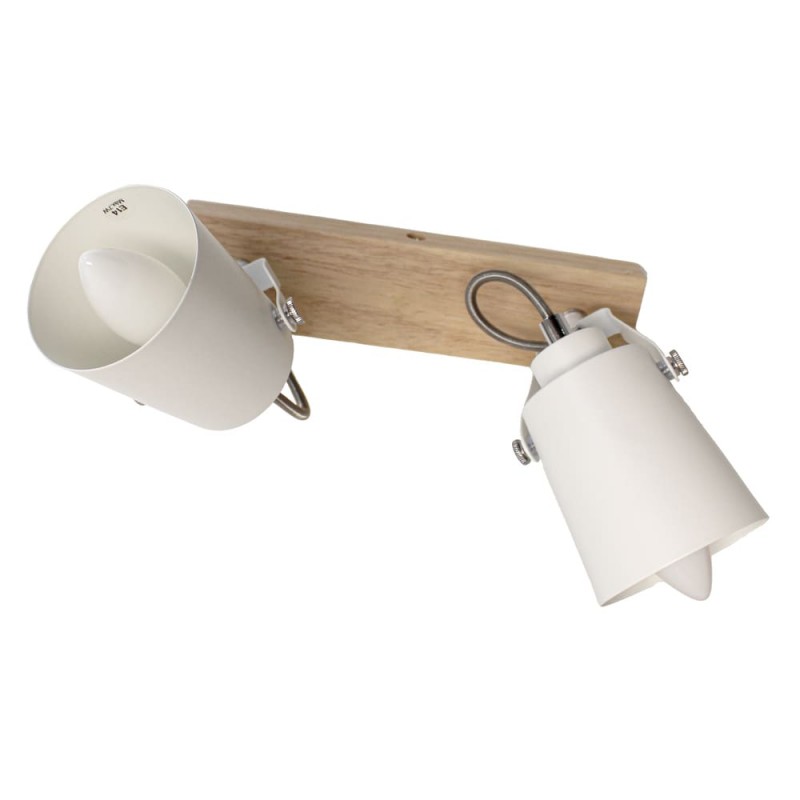 Plafón Dera con dos focos