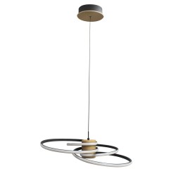 Lámpara de techo Dina 50W vista de perfil