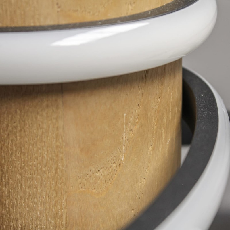 Acabado de la madera Lámpara de techo Dina 50W