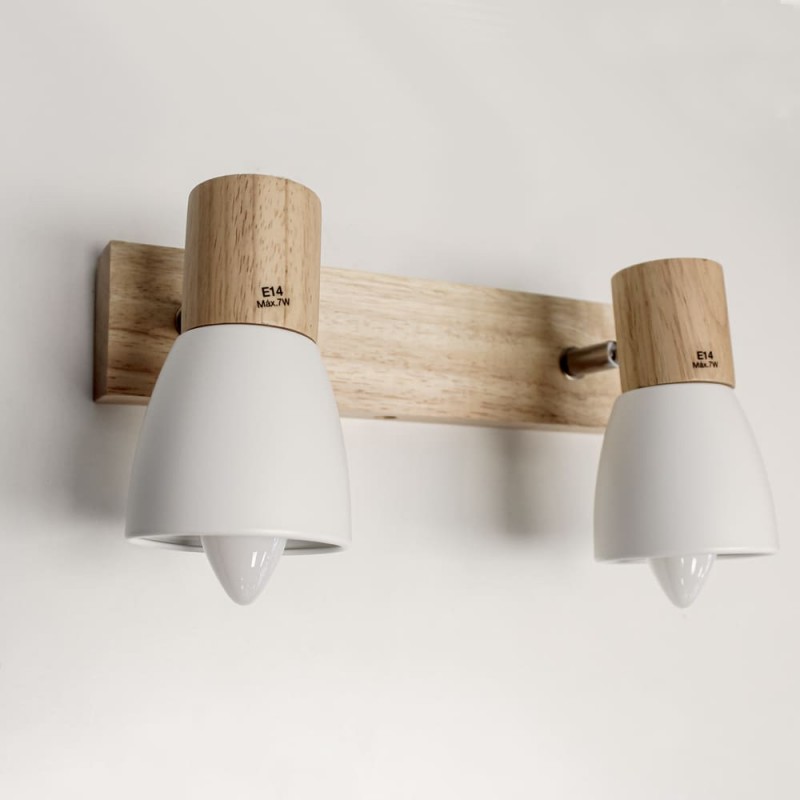 Plafón Lan con dos focos