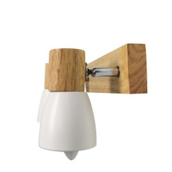 Plafón Lan con dos focos vista de perfil