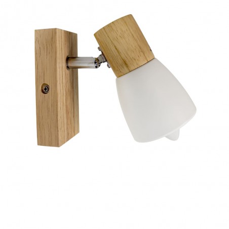 Plafón Lan con un foco visto de perfil