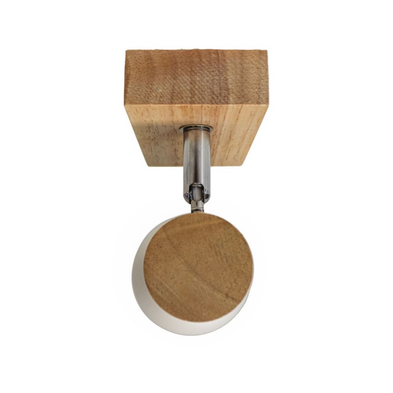 Plafón Lan con un foco vista cenital