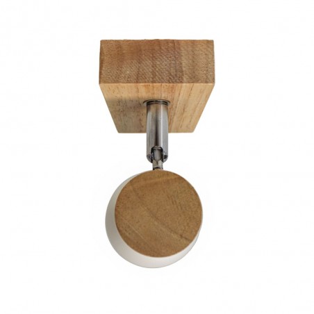 Plafón Lan con un foco vista cenital