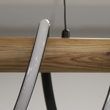 Detalle acabados de la Lámpara de techo LED Rever 49W 3000K