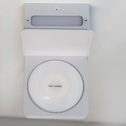 Aplique LED Rob 5W+3W USB y cargador wireless vista cenital