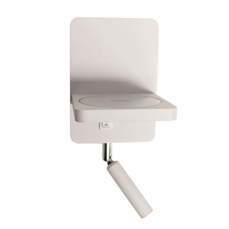 Aplique LED Rob 5W+3W USB y cargador wireless  apagado