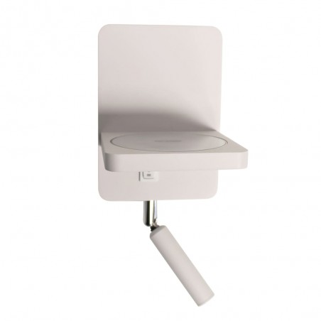 Aplique LED Rob 5W+3W USB y cargador wireless  apagado