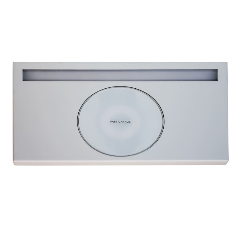 Aplique LED Rob 5W+3W USB y cargador wireless vista cenital