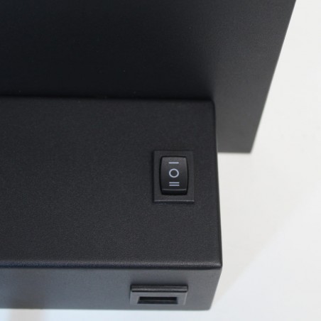 Detalle botón wireless Aplique LED Rob2 5W+3W USB y cargador wireless