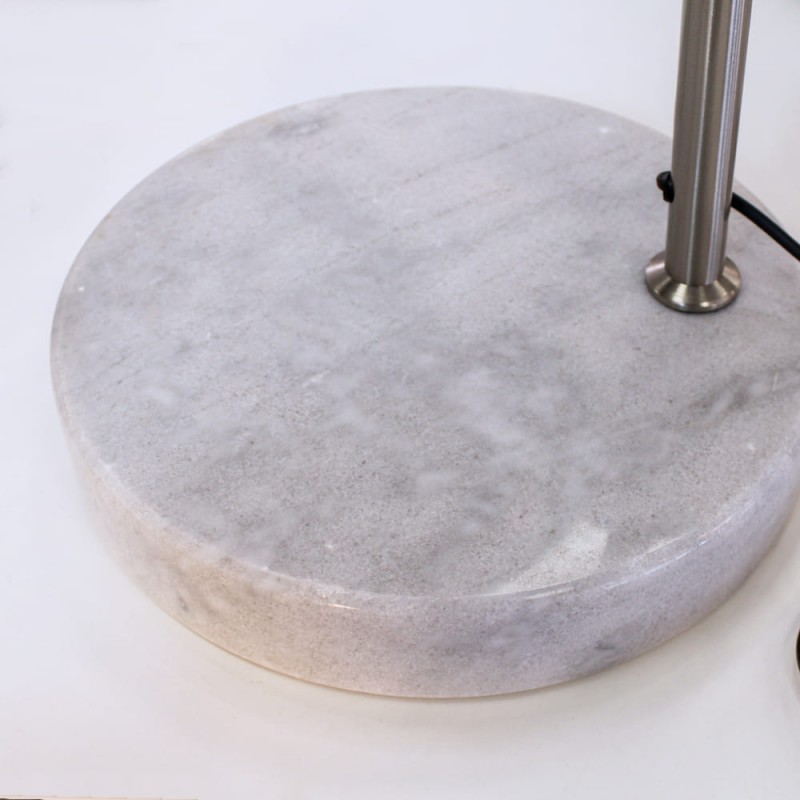 Detalle pie de la Lámpara de pie Noova cromada 1xE27