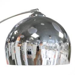 Detalle cromado Lámpara de pie Noova cromada 1xE27