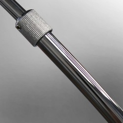 Detalle Lámpara de pie Noova cromada 1xE27