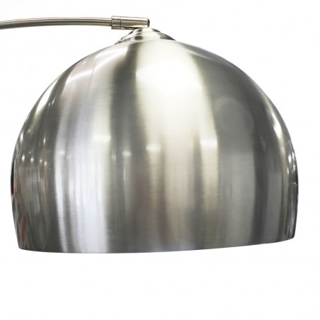 Detalle acabado níquel Lámpara de pie Noova níquel 1xE27