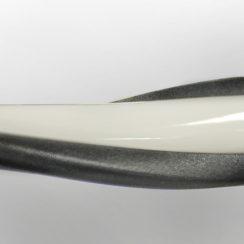 Detalle acabados de la Lámpara de techo led Sand 22W negra